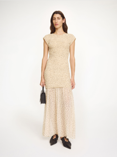 By Malene Birger SS26 - Corinna maxi dress - Polka Dot Print