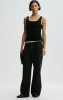 By Malene Birger SS26 - Dali organic cotton tank top - Black