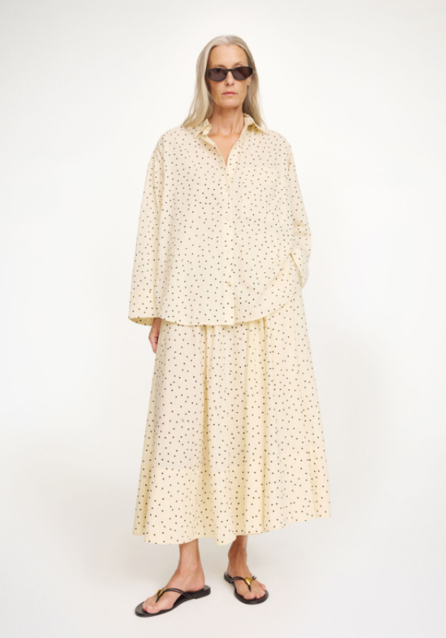 By Malene Birger SS26 - Derris voile - Polka Dot print