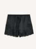 By Malene Birger SS26 -  Eri satin shorts - Black