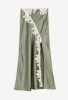 By Malene birger SS26 - Erika maxi skirt - Deep Lichen Green