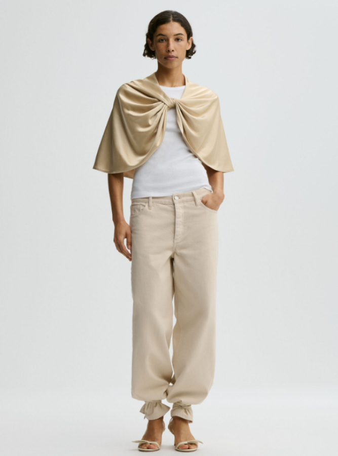 By Malene Birger SS26 - Pinlos cape - Vanilla cream