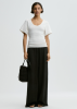 By Malene Birger SS26 - Pisca Weave wide-leg trousers - Black By Malene Birger SS26 - Pisca Weave wide-leg trousers - Black