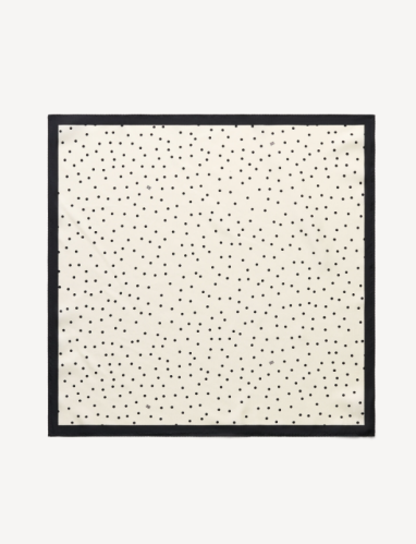 By Malene Birger SS26 - Poula silk scarf - Black