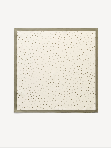 By Malene birger SS26 - Poula silk scarf - Deep Lichen Green