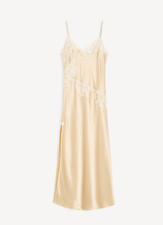 By Malene Birger SS26 - Vera satin maxi dress - vanilla cream By Malene Birger SS26 - Vera satin maxi dress - vanilla cream