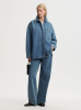 By Malene PF26 - Dea organic cotton denim shirt - Mid Denim Blue By Malene PF26 - Dea organic cotton denim shirt - Mid Denim Blue