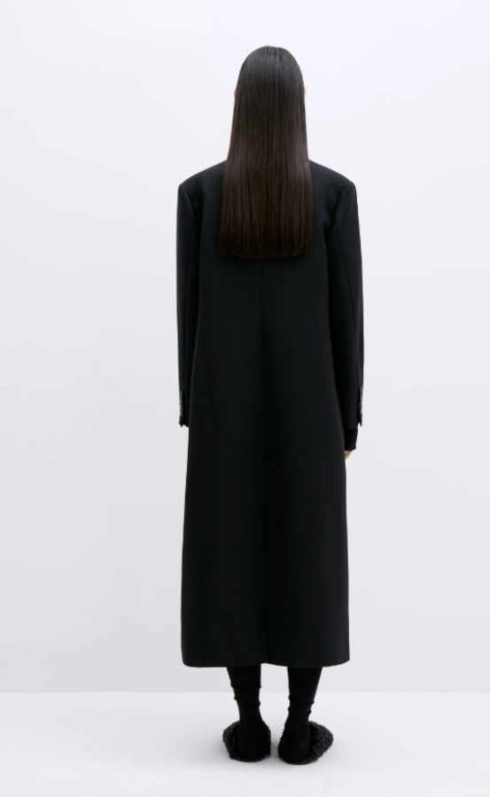 Cordera AW24 - LIGHT WOOL COAT BLACK