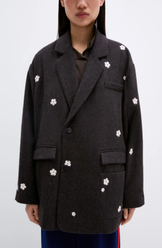 Cordera AW24 - WOOL FLOWER JACKET JAVA