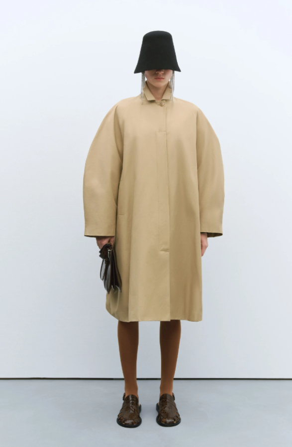 CORDERA PF25 - BALLOON TRENCH COAT CAMEL