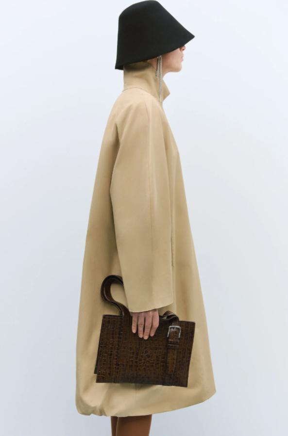 CORDERA PF25 - BALLOON TRENCH COAT CAMEL