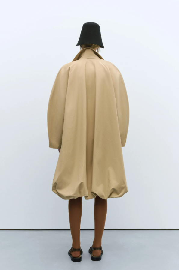 CORDERA PF25 - BALLOON TRENCH COAT CAMEL