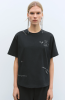 CORDERA PF25 - INSTANTE EMBROIDERED T-SHIRT BLACK