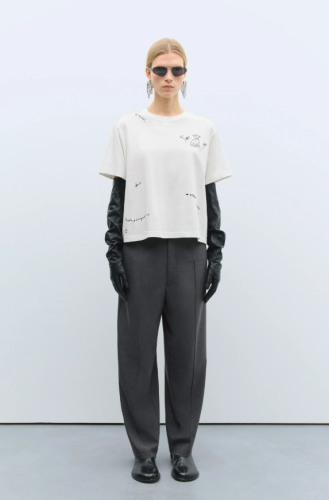 CORDERA PF25 - INSTANTE EMBROIDERED T-SHIRT WHITE