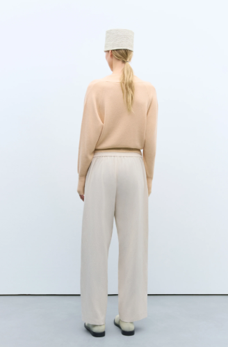 CORDERA PF25 - NEW TAILORING PANTS NATURAL