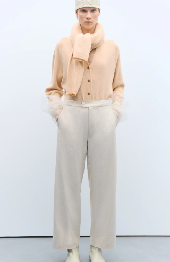 CORDERA PF25 - NEW TAILORING PANTS NATURAL