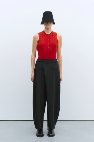 CORDERA PF25 - TAILORING CROSSOVER PANTS BLACK 