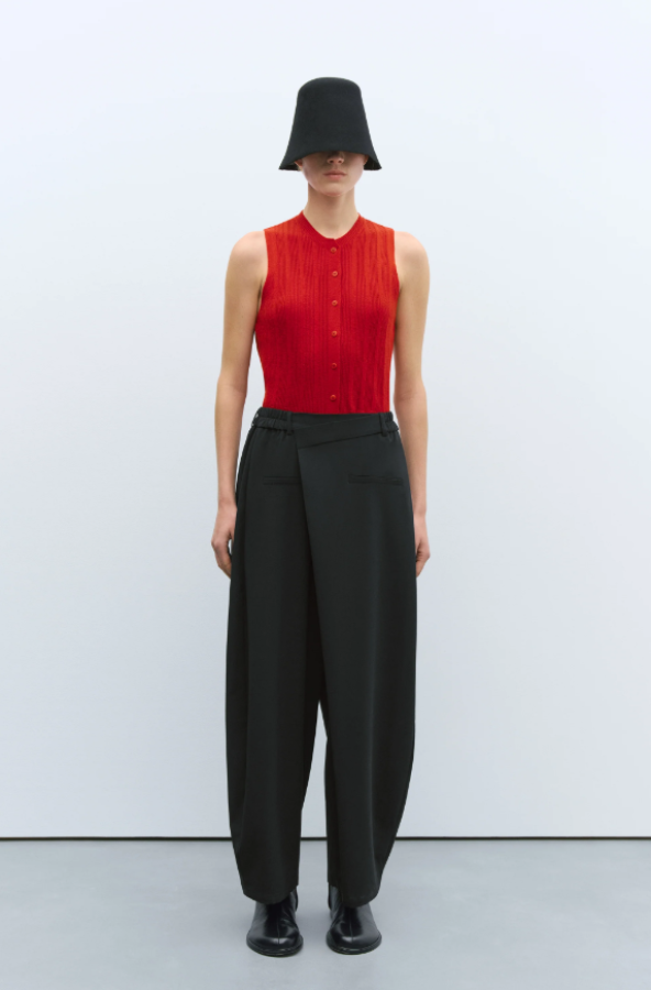 CORDERA PF25 - TAILORING CROSSOVER PANTS BLACK 