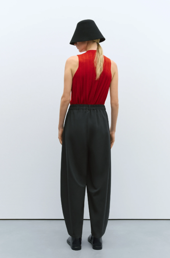 CORDERA PF25 - TAILORING CROSSOVER PANTS BLACK 