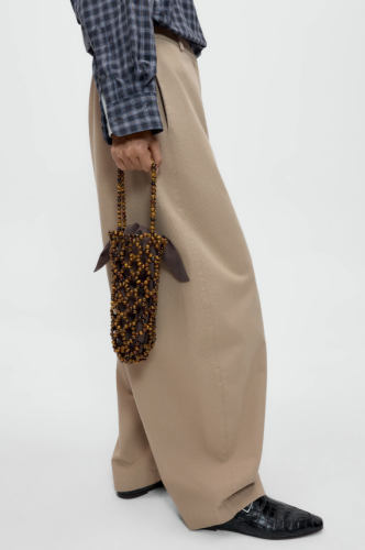 CORDERA PF26 - HANDMADE BEADED BAG OJO DE TIGRE
