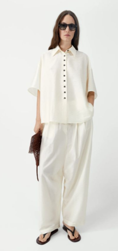 Cordera SS26 - Short sleeve shirt - MARFIL