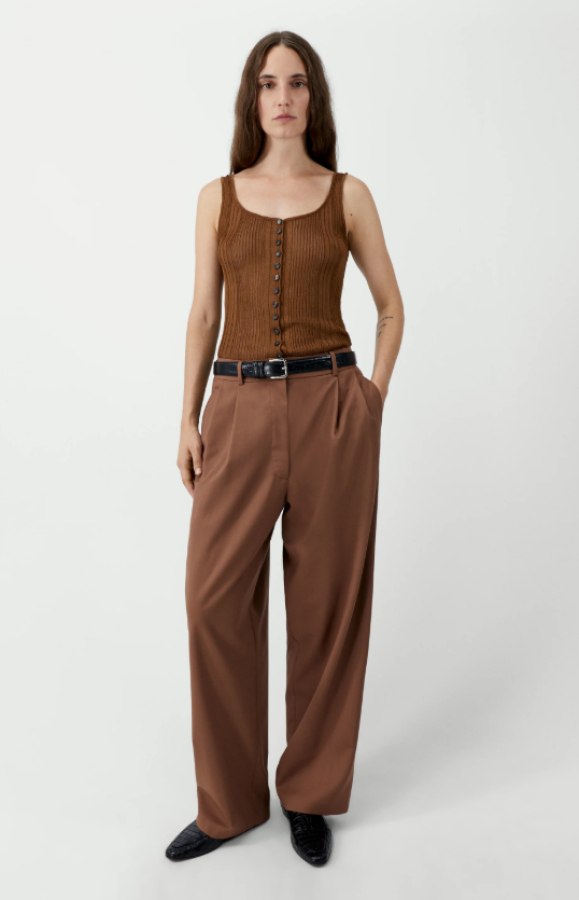Cordera SS26 - TAILORED MASCULINE PANTS - CLOVE