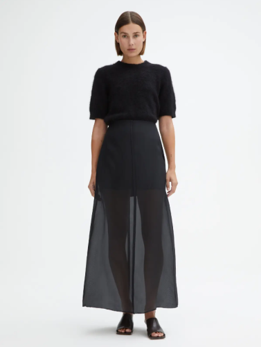 Dagmar AW23 - Organza skirt - Black