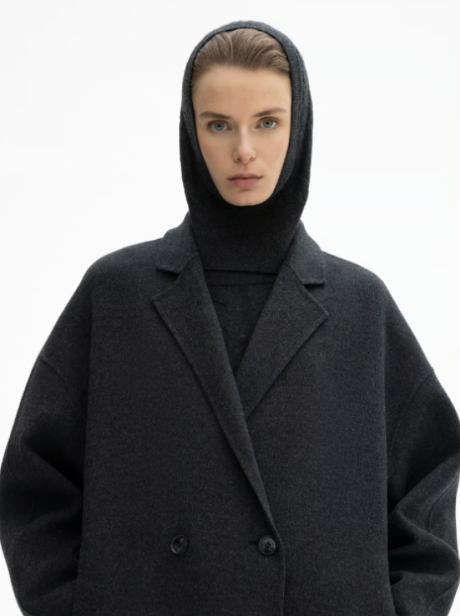 Dagmar AW24 - Ribbed balaklava - graphite grey