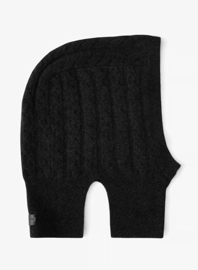 Dagmar AW24 - Ribbed balaklava - graphite grey