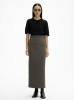 Dagmar AW24 - Twill skirt - Black Beige