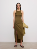 Dagmar PF26 - Knot tank dress - Dark Olive Green