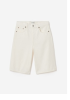 Dagmar SS26 - Baggy fit shorts - White