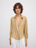 Dagmar SS26 - Cropped shirt - Sand Beige