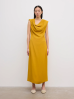 Dagmar SS26 - Draped maxi dress - Golden Yellow