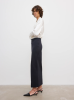 Dagmar PF26 - Fitted midi skirt - Black