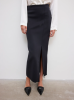Dagmar PF26 - Fitted midi skirt - Black