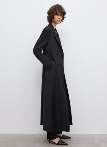 Dagmar SS26 - Long tailored blazer - Black