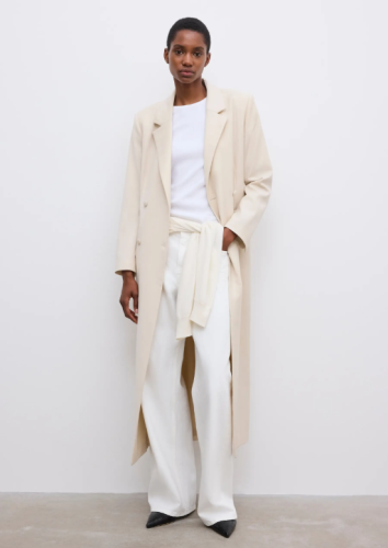 Dagmar SS26 - Long tailored blazer - Sand beige