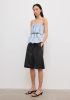 Dagmar SS26 - Sculpted tube top - Dove blue