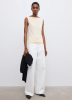 Dagmar SS26 - Square neck top - Cream white