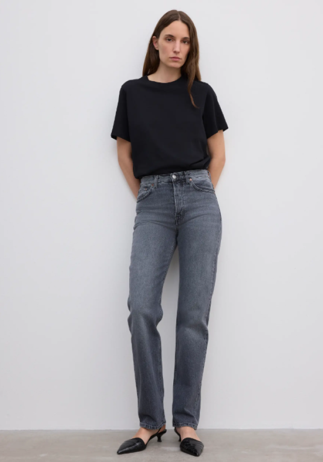 Dagmar SS26 - Straight leg denim - Light grey