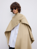 Dagmar SS26 - Trench cape - Khaki Beige