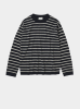 FUB AW24 - Striped Blouse - dark navy/ecru