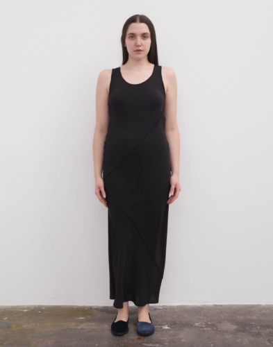 Lava Dress - Silk Crepe - Black