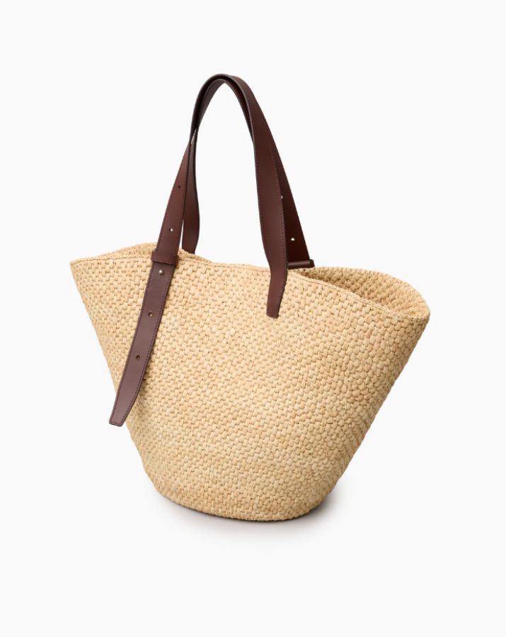 LIE STUDIO PF25 - The Bianca Raffia Bag Large - Color | Natural raffia