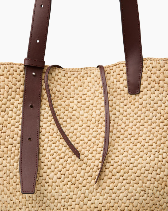 LIE STUDIO PF25 - The Bianca Raffia Bag Large - Color | Natural raffia