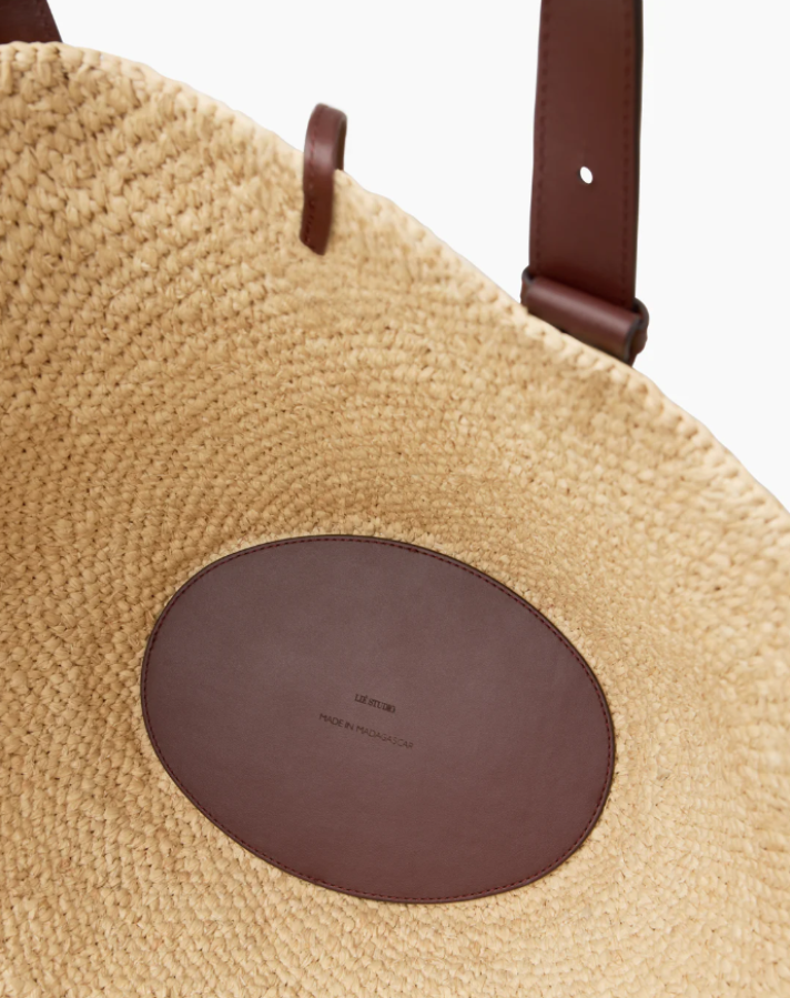 LIE STUDIO PF25 - The Bianca Raffia Bag Large - Color | Natural raffia