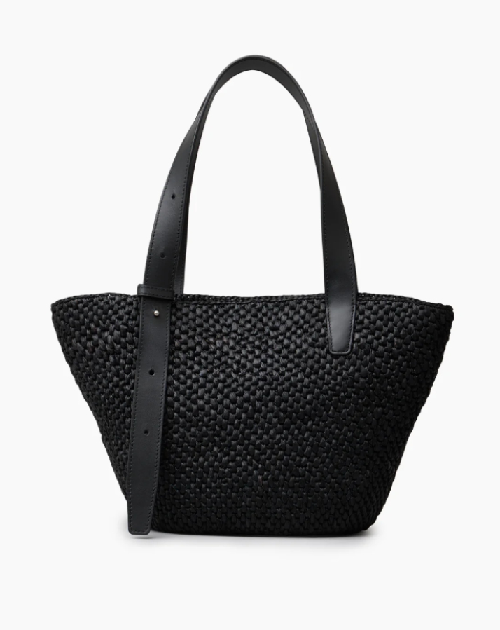 LIE STUDIO PF25 -The Bianca Raffia Bag Small - Color | Black raffia