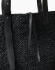 LIE STUDIO PF25 -The Bianca Raffia Bag Small - Color | Black raffia