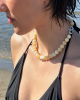 LIE STUDIO PF25 -The Mary Necklace - Color | Beige Topaz